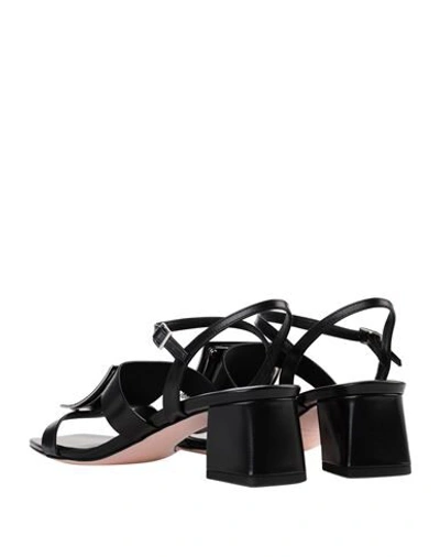 Roger Vivier Sandals In Black