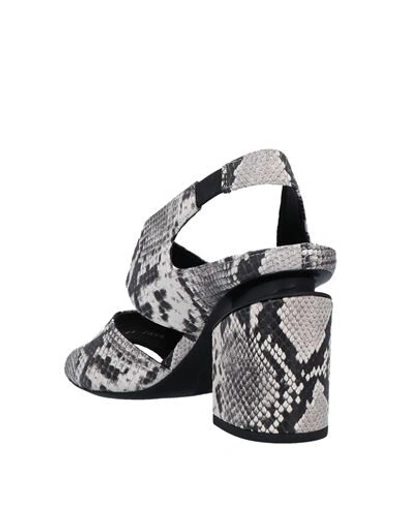 VIC MATIE VIC MATIĒ WOMAN SANDALS LIGHT GREY SIZE 6 LEATHER 11986182SF 13