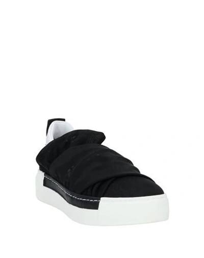 Shop Vic Matie Vic Matiē Woman Sneakers Black Size 8 Textile Fibers, Soft Leather