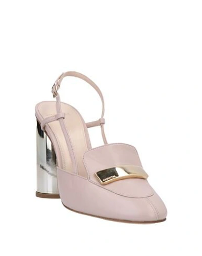 Shop Chantal Loafers In Pale Pink