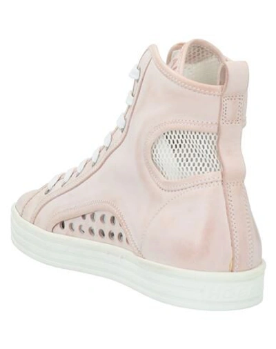 Shop Hogan Rebel Sneakers In Light Pink