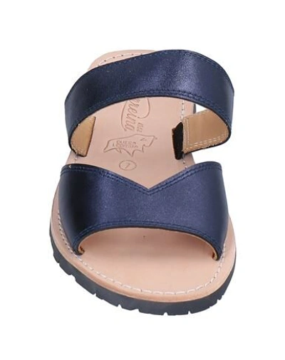 Shop Virreina Sandals In Dark Blue