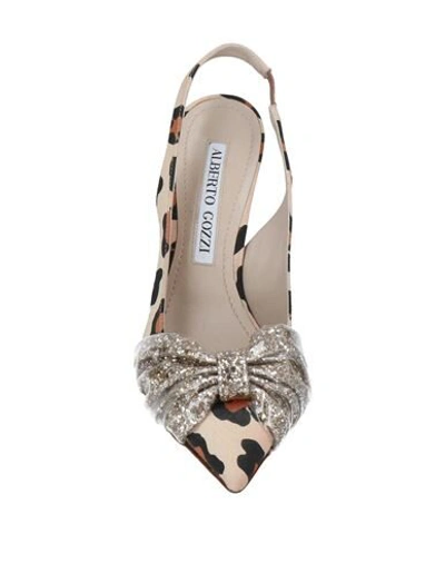 Shop Alberto Gozzi Pumps In Beige