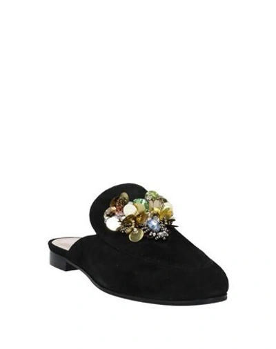 Shop Alberto Gozzi Mules In Black