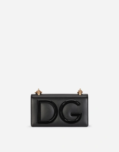 Shop Dolce & Gabbana Calfskin Dg Girls Phone Bag