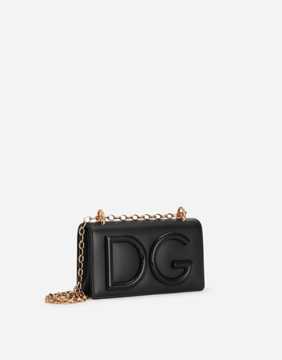 Shop Dolce & Gabbana Calfskin Dg Girls Phone Bag