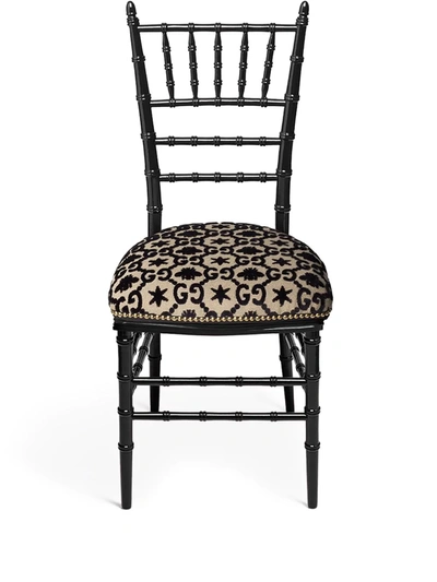 Shop Gucci Chiavari Chair In Black