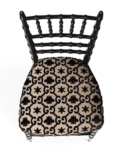 Shop Gucci Chiavari Chair In Black