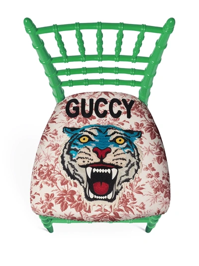Shop Gucci Chiavari Chair In Green