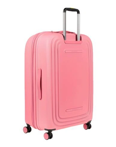 Shop Mandarina Duck Wheeled Luggage In Pink