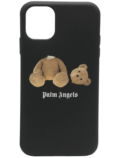 Shop Palm Angels Bear Iphone 11 Case In Black