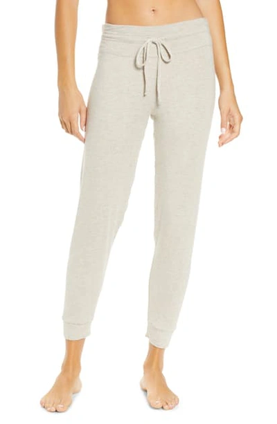 Shop Beyond Yoga Lounge Around Joggers In Oatmeal Heather