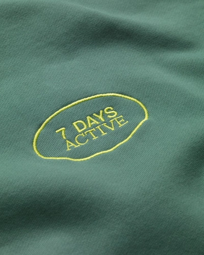 Shop 7 Days Hoodie Oversized In Green