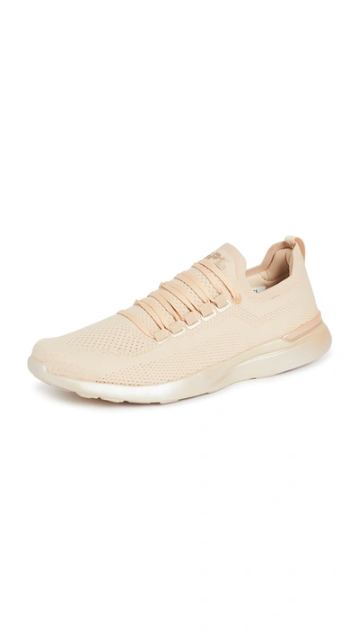 Shop Apl Athletic Propulsion Labs Techloom Breeze Sneakers In Champagne