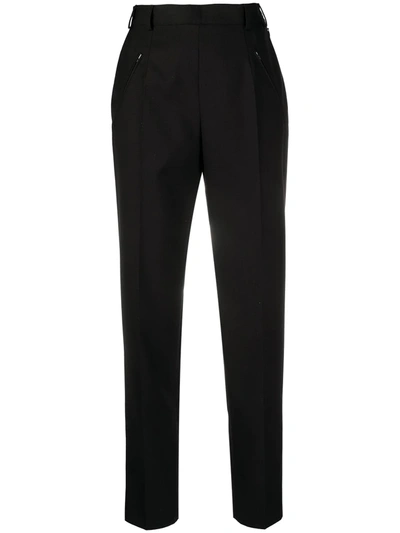 Shop Maison Margiela Four-stitch Tailored Trousers In Black