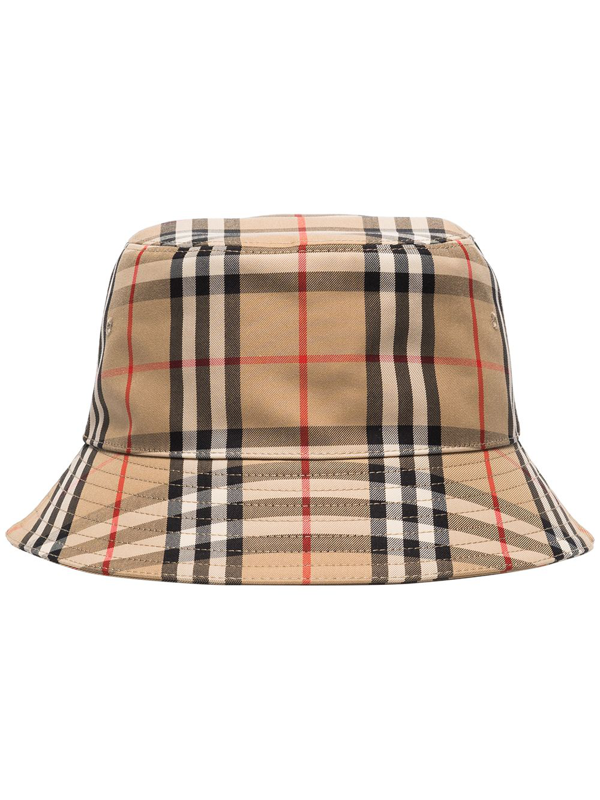 burberry print bucket hat