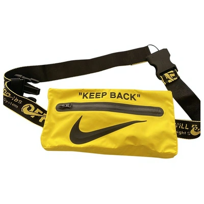 Pre-owned Nike X Off-white Yellow Clutch Bag | ModeSens