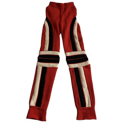 Pre-owned Zadig & Voltaire Multicolour Wool Trousers
