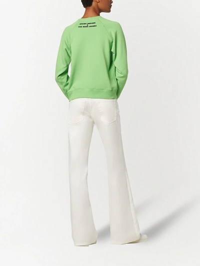 Shop Marc Jacobs X Magda Archer Graphic-print Sweatshirt In Green