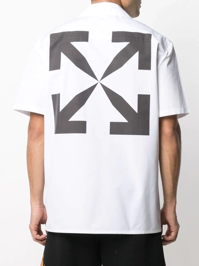 Shop Off-white Mona Lisa Print Shirt In White