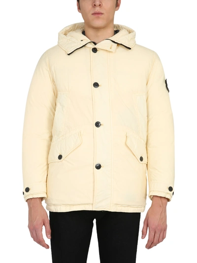 Shop Stone Island Naslan Light Watro Down-tc Parka In White