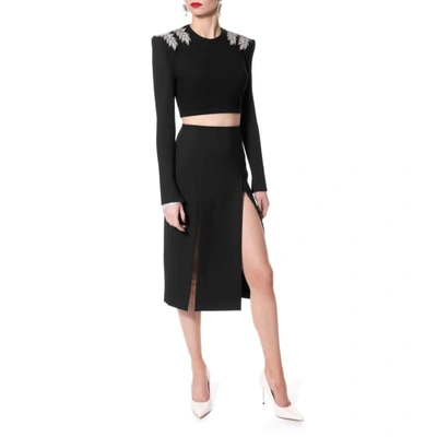Aggi By Halewski Salma Perle Noir Skirt