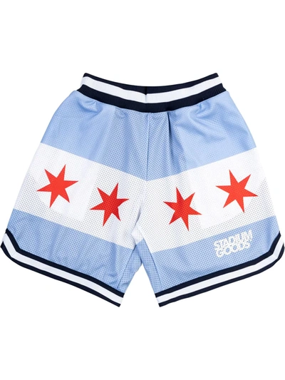 Shop Stadium Goods Chicago Flag Mesh Shorts In White