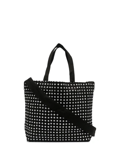 10 Corso Como Logo-print Small Canvas Tote Bag In Black