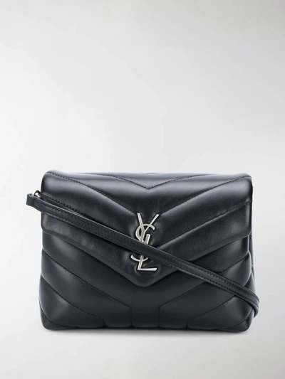 Shop Saint Laurent Loulou Toy Shoulder Bag In Black