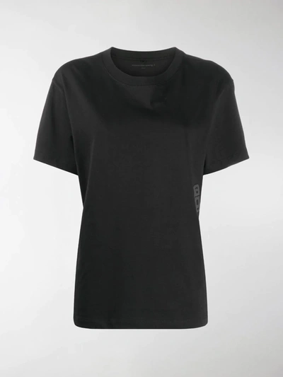 Shop Alexander Wang T Plain Crew Neck T-shirt In Black