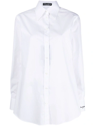 Shop Dolce & Gabbana Camicia In White