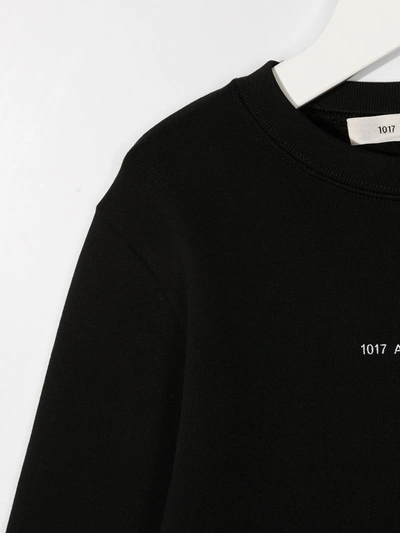 Shop Alyx Logo Print Sweatshirt In Black
