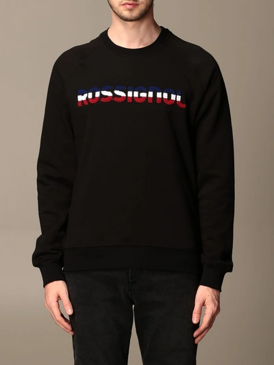Shop Rossignol Crewneck Sweatshirt In Cotton In Black