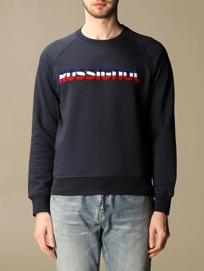 Shop Rossignol Sweatshirt With Sponge Logo In Blue