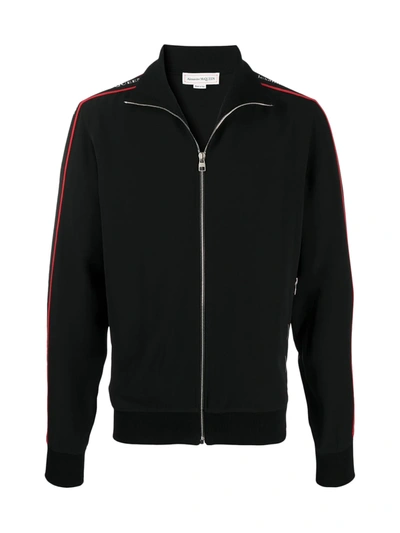 Shop Alexander Mcqueen Zipped Jacket Blouson In Black