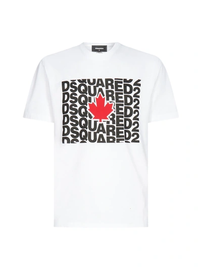 Shop Dsquared2 Sway Cotton T-shirt In White