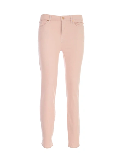 Shop 7 For All Mankind Roxane Ankle Colored Bair Powder Pink
