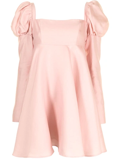 Shop Macgraw Swifts Baby Doll Dress In Pink