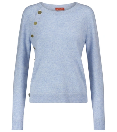 Shop Altuzarra Minamoto Cashmere Sweater In Blue