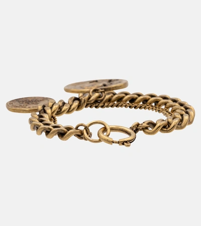 Shop Acne Studios Charm Bracelet In Gold