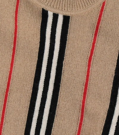 BABY ICON STRIPE羊绒和羊毛连身衣