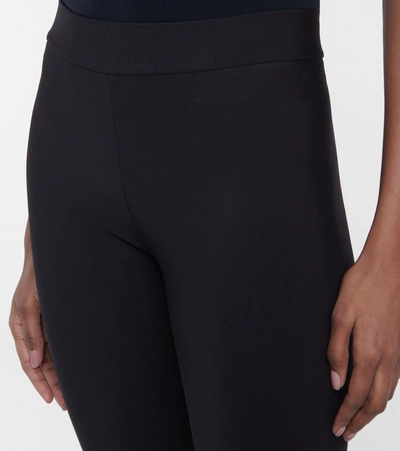 Shop Wolford Scuba Jersey Leggings In Black