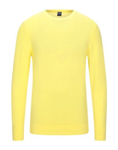 Shop Fedeli Sweaters In Yellow
