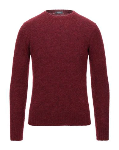 Shop Rossopuro Sweater In Maroon