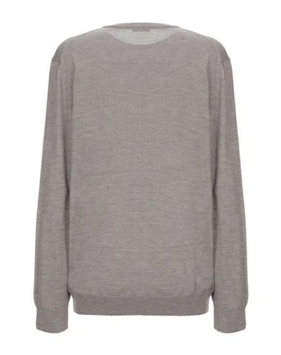 Shop Andrea Fenzi Sweater In Dove Grey