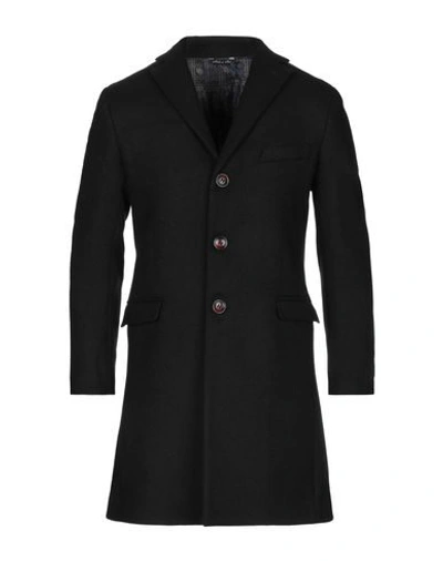 Shop Alessandro Gilles Coat In Black