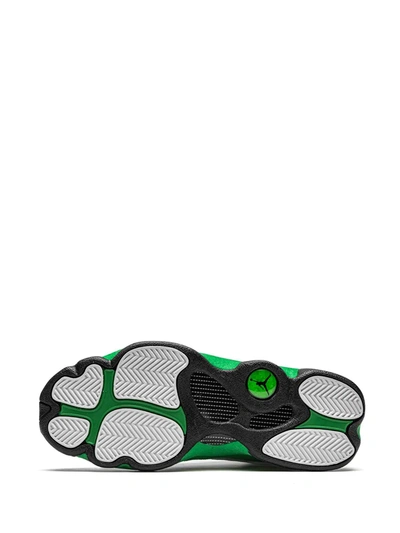 Shop Nike Air Jordan 13 Retro "lucky Green" Sneakers In White