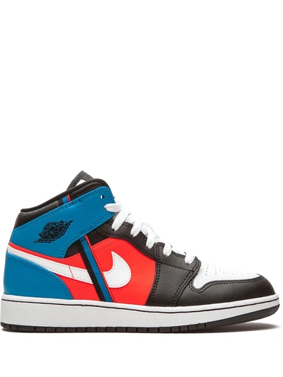 Jordan 1 Mid Game Time High Top Sneaker In White