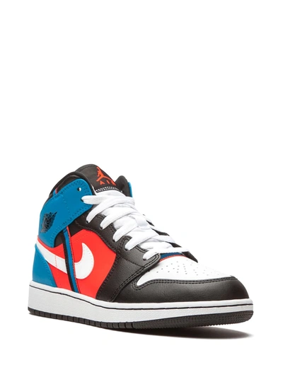 Jordan 1 Mid Game Time High Top Sneaker In White
