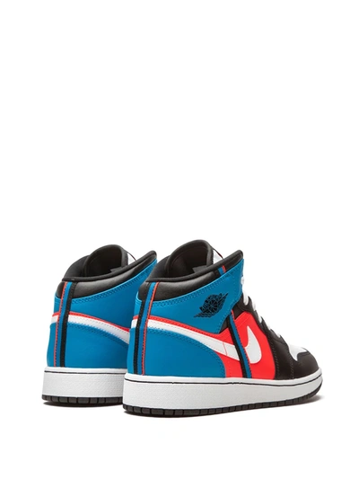 Jordan 1 Mid Game Time High Top Sneaker In White